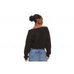 Tommy Jeans Crp Off Shoulder Crew Μπλούζα Με Λαιμόκοψη Γυναικεία 