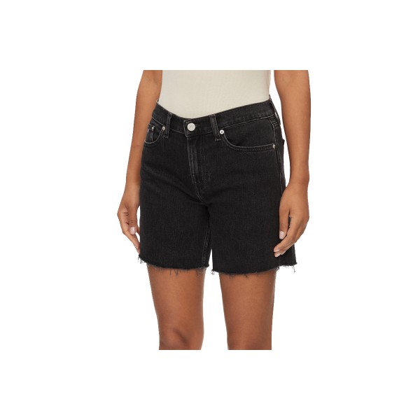 Tommy Jeans Maddie Md Σορτς Τζιν Γυναικείο (DW0DW18330 1BZ)