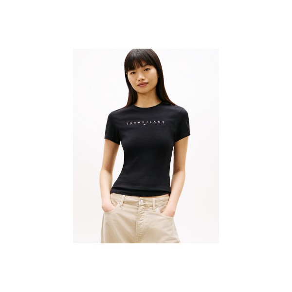Tommy Jeans Slim Linear T-Shirt Γυναικείο (DW0DW18398 0GK)