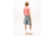 Tommy Jeans Slim Linear Γυναικείο Κοντομάνικο T-Shirt Ροζ