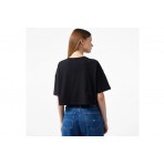 Tommy Jeans Oversized Essential Logo Κοντομάνικη Crop Top Μπλούζα