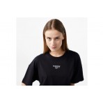 Tommy Jeans Oversized Essential Logo Κοντομάνικη Crop Top Μπλούζα