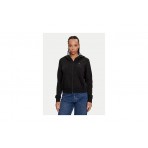 Tommy Jeans Brushed Fleece Γυναικεία Βαμβακερή Ζακέτα με Κουκούλα Μαύρη