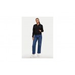 Tommy Jeans Brushed Fleece Γυναικεία Βαμβακερή Ζακέτα με Κουκούλα Μαύρη