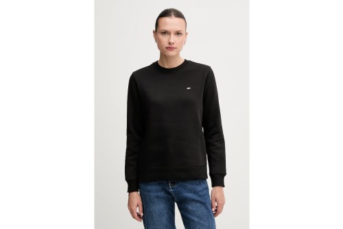 Tommy Jeans Brushed Fleece Μπλούζα Με Λαιμόκοψη Γυναικεία (DW0DW19959 BDS)