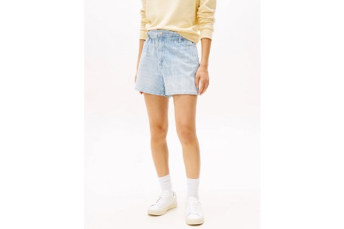 Tommy Jeans Paperbag Bi6136 Σορτς Τζιν Γυναικείο (DW0DW20085 1A5)
