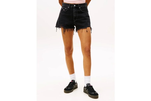 Tommy Jeans Distressed Σορτς Τζιν Γυναικείο (DW0DW20097 1BZ)