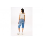 Tommy Jeans Γυναικείο Smock Crop Top Λευκό