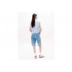 Tommy Jeans Cropped Poplin Front Knot Πουκάμισο Αμάνικο Γυναικείο (DW0DW20291 C12)
