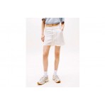 Tommy Jeans Cotton Linen Γυναικείο Casual Σορτς Λευκό
