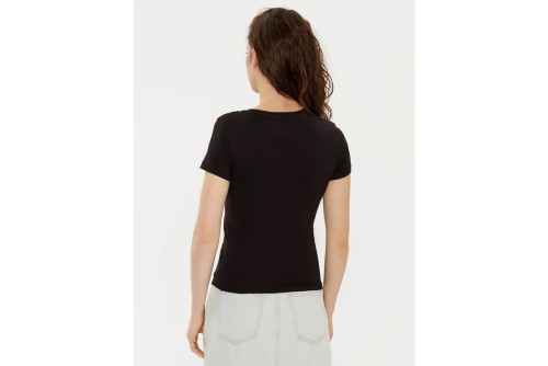 Tommy Jeans Slim V-Neck T-Shirt Γυναικείο (DW0DW20458 BDS)