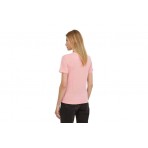 Tommy Jeans Slim C-Neck Γυναικείο Κοντομάνικο T-Shirt Ροζ