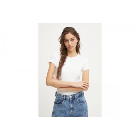 Tommy Jeans Slim C-Neck T-Shirt Γυναικείο 