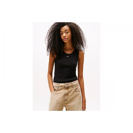 Tommy Jeans Essential Rib Tank Ext Μπλούζα Αμάνικη Γυναικεία 