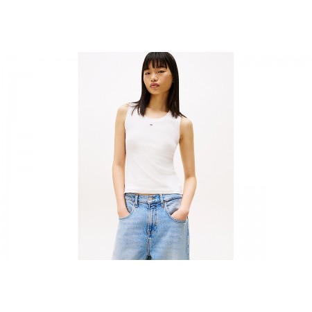 Tommy Jeans Essential Rib Tank Ext Μπλούζα Αμάνικη Γυναικεία 