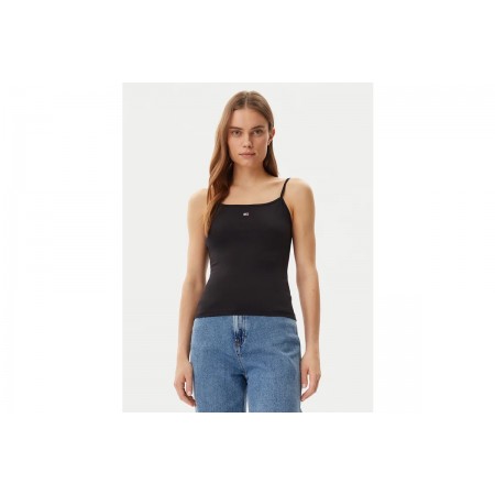 Tommy Jeans Essential Logo Strap Μπλούζα Αμάνικη Γυναικεία 