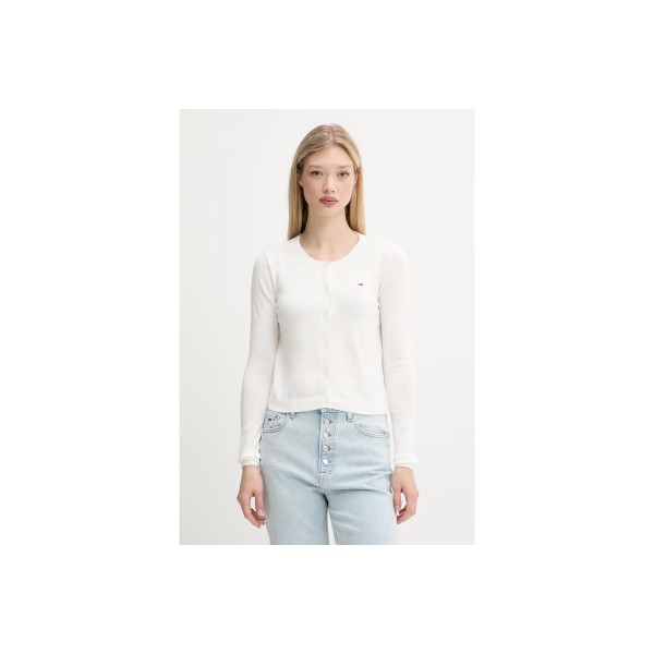 Tommy Jeans Essential Ζακέτα Βαμβακερή Γυναικεία (DW0DW20976 YBL)