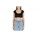 Tommy Jeans Rib Crop Top Κοντομάνικο Γυναικείο (DW0DW21185 BDS)