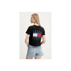 Tommy Jeans Regular Fit Crop T-Shirt Γυναικείο (DW0DW21423 BDS)