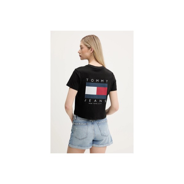 Tommy Jeans Regular Fit Crop T-Shirt Γυναικείο (DW0DW21423 BDS)