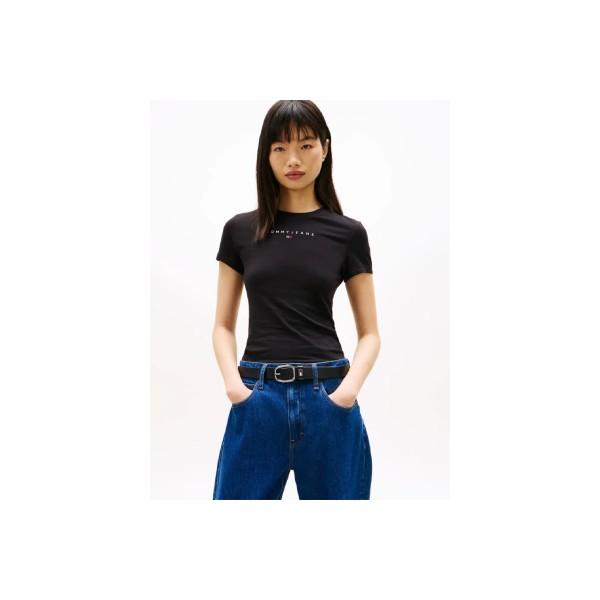 Tommy Jeans Linear Slim T-Shirt Γυναικείο (DW0DW21550 BDS)