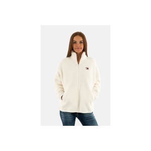 Tommy Jeans Badge Teddy Oversized  Μπουφάν Sherpa Γυναικείο (DW0DW21596 YBH)