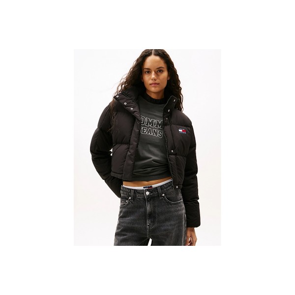 Tommy Jeans Down Cropped Alaska Μπουφάν Puffer Γυναικείο (DW0DW21624 BDS)