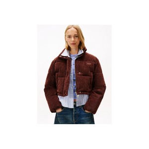Tommy Jeans Relaxed Corduroy Cropped  Μπουφάν Puffer Γυναικείο (DW0DW21658 GS7)