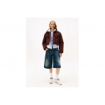 Tommy Jeans Relaxed Corduroy Cropped  Μπουφάν Puffer Γυναικείο (DW0DW21658 GS7)