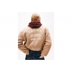 Tommy Jeans Varsity Teddy Back Logo Μπουφάν Bomber Γυναικείο (DW0DW21666 GUQ)