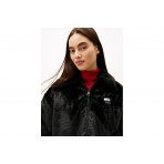 Tommy Jeans Badge Faux Fur Bomber Γούνα Συνθετική Γυναικεία (DW0DW21669 BDS)
