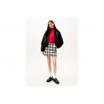 Tommy Jeans Badge Faux Fur Bomber Γούνα Συνθετική Γυναικεία (DW0DW21669 BDS)