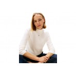 Tommy Jeans Slim Turtleneck Γυναικείο Πουλόβερ Εκρού