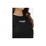 Tommy Jeans Essential Logo 2 Γυναικείο Κοντομάνικο T-Shirt Μαύρο