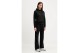 Tommy Jeans Linear Logo Fleece Γυναικείο Φούτερ με Κουκούλα Μαύρο