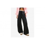 Tommy Jeans Repeat Logo Tape Γυναικείο Παντελόνι Φόρμας Μαύρο