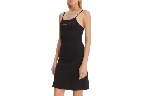 Tommy Jeans Linear Strappy Φόρεμα Mini Γυναικείο (DW0DW22338 BDS)