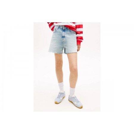 Tommy Jeans Faded Straight Leg Mom Σορτς Τζιν Γυναικείο 