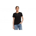 Tommy Jeans Γυναικείο Κοντομάνικο T-Shirt Μαύρο