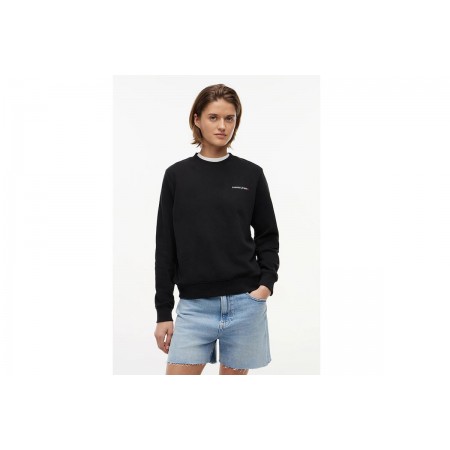 Tommy Jeans Γυναικείο Μακρυμάνικο Φούτερ Μαύρο
