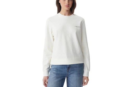 Tommy Jeans Essential Logo Μπλούζα Με Λαιμόκοψη Γυναικεία (DW0DW22829 YBL)