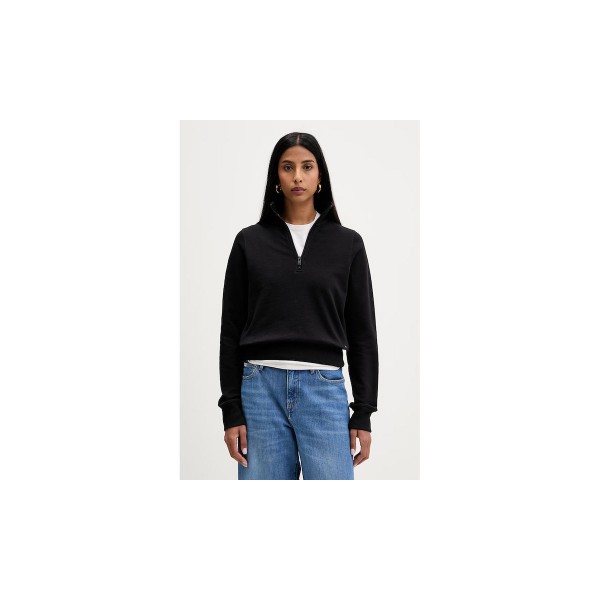 Tommy Jeans Slim Flag Μπλούζα Με Φερμουάρ Γυναικεία (DW0DW22835 BDS)