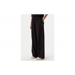 Tommy Jeans Wide Leg Γυναικείο Παντελόνι Φόρμας Μαύρο