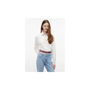 Tommy Jeans Boxy Μπλούζα Με Φερμουάρ Γυναικεία (DW0DW23144 YBL)