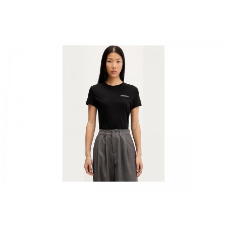 Tommy Jeans Γυναικείο Κοντομάνικο T-Shirt Μαύρο