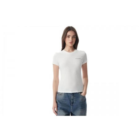 Tommy Jeans Γυναικείο Κοντομάνικο T-Shirt Εκρού