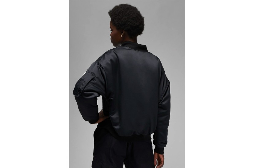 Jordan Renegade Γυναικείο Bomber Μπουφάν Μαύρο