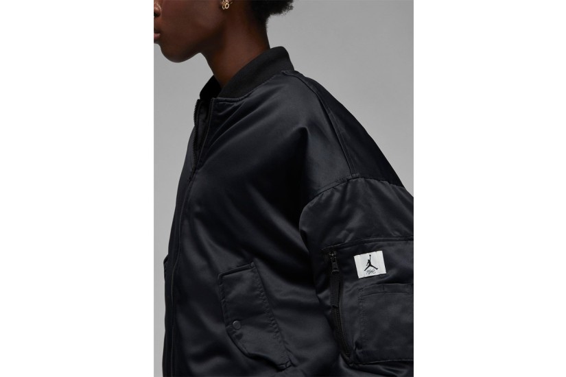 Jordan Renegade Γυναικείο Bomber Μπουφάν Μαύρο