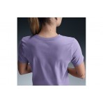 Nike Sportswear Essentials Γυναικείο Κοντομάνικο T-Shirt Μωβ, Λευκό