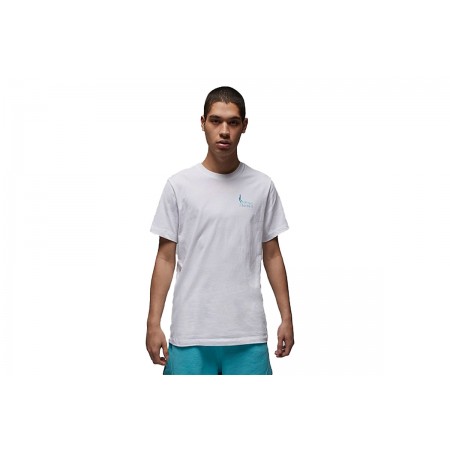 Jordan Ανδρικό Κοντομάνικο T-Shirt Λευκό (DX9577 100)
